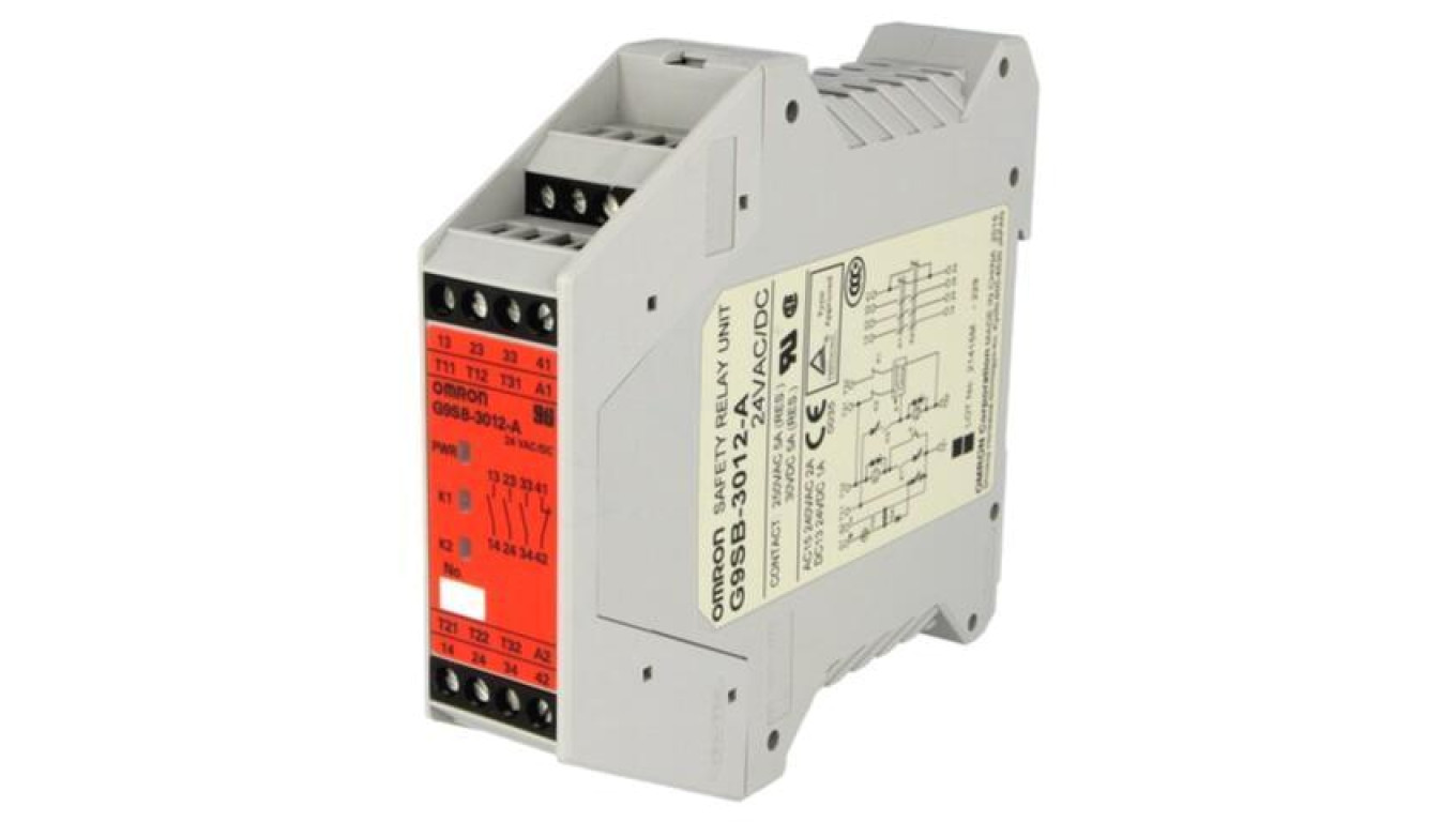 G9SB-3012-A Module: Safety Relay, 24VAC, 24VDC, Input: 2, G9SB /T2UK