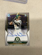 2023 Bowman Draft Chrome #BDC-121 Jacob Wilson Autographed 