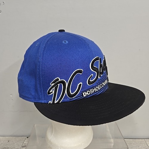 DC Shoes Script New Era 9Fifty Mütze Baseballkappe schwarz & blau verstellbar Druckknopflasche - Bild 4 von 13