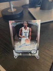 2025-26 Topps Bowman Chrome Basketball UNC Caleb Wilson 1st Prospect Base Auto