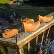 Rochester Shoe Tree Co.  Shoe Keepers Cedar with Leather Strap