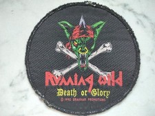 RUNNING WILD PATCH ORIGINAL 1990 DRAKKAR Vint...