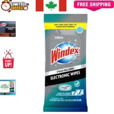 25 Pre-Moistened Screen Wipes in Resealable Pouch for TVs Electronics