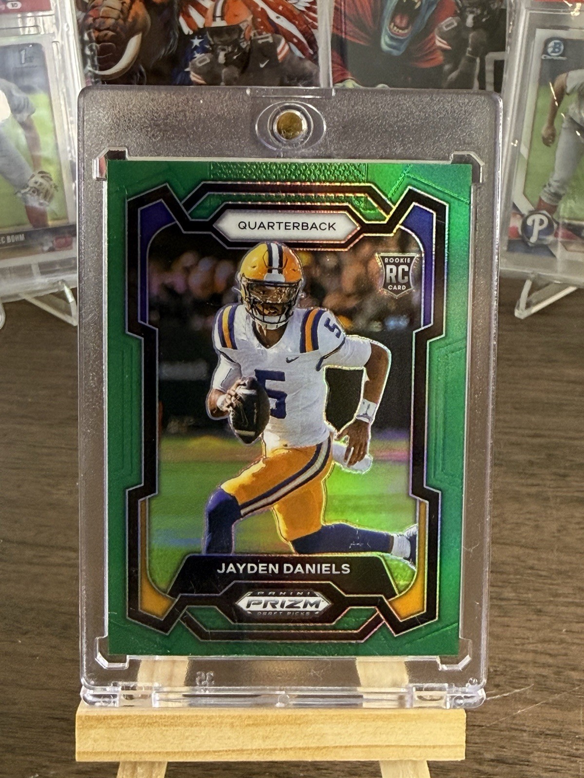 2024 Panini Prizm Draft Picks - Jayden Daniels #108 Green Prizm (RC)