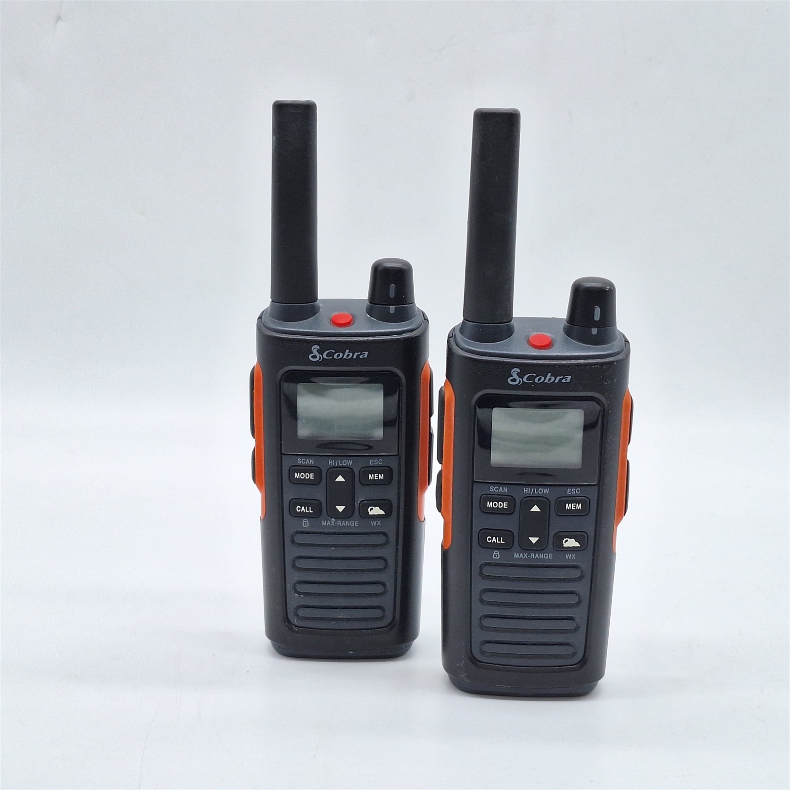 Cobra RX680 Waterproof Walkie Talkie for Adults, Black and Orange ...