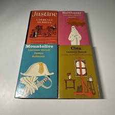 Alexandria Quartet By Lawrence Durrell Early Prints 1961 Justine Balthazar Clea