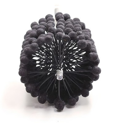 3-3/4'' Bore Flexible Engine Cylinder Hone Ball Brush 240 Grit Silicon Carbide