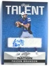 FAIZON BRANDON 7/7 AUTO 2025 LEAF FOOTBALL NATION PURE TALENT BLUE COLOR MATCH!