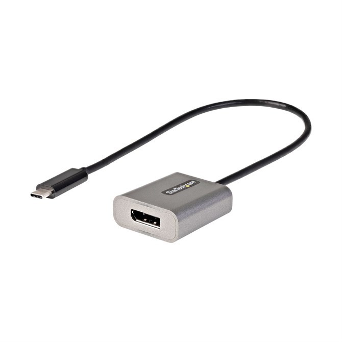 StarTech.com USB C to DisplayPort Adapter - 8K/4K 60Hz USB-C to DisplayPort 1.4