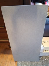 (ONE) 23.5" x 11.75" GRAY PORCELAIN CLASSIC PLANK FLOOR TILE, .315" MADE IN USA