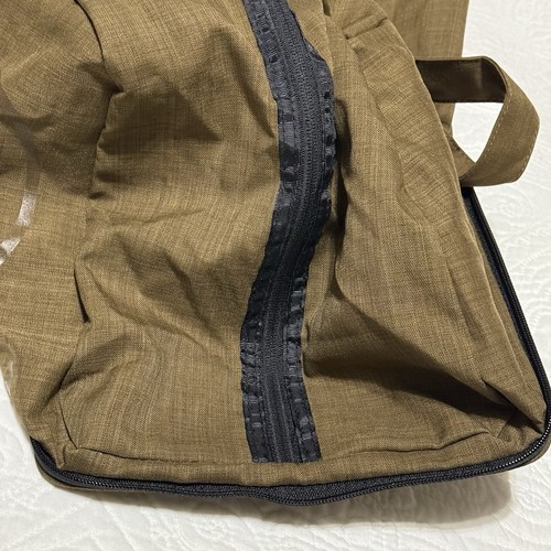 Tech Tumi Duffle Packable Brown Black Soft NWOT - Picture 5 of 12