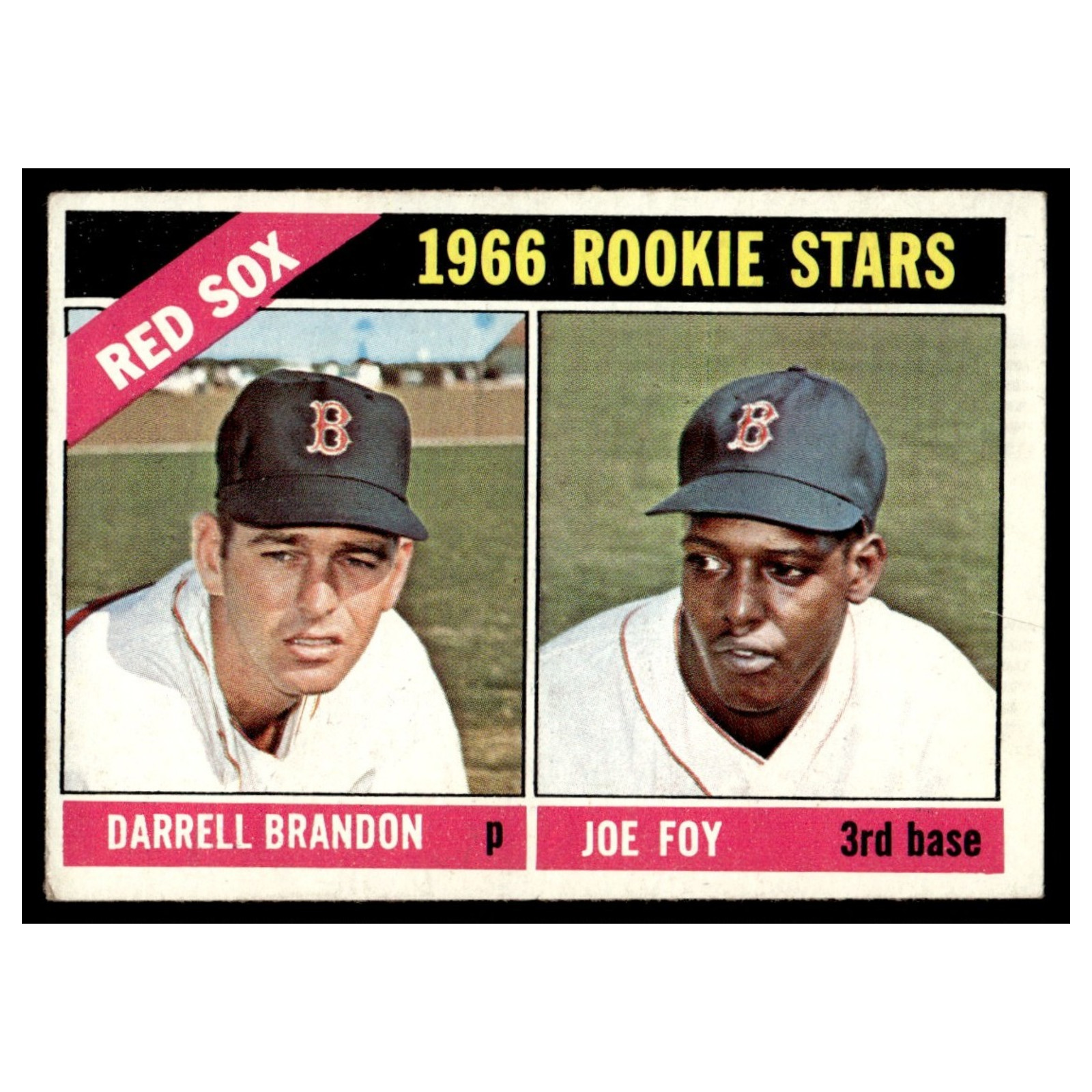 Red Sox Rookies - Darrell Brandon/Joe Foy Rookie #456 1966 Topps Boston Red Sox