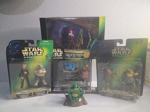 Star Wars 1995 - 98 POTF Set #01 Max Rebo complete Jabba Dancers Rappertunie