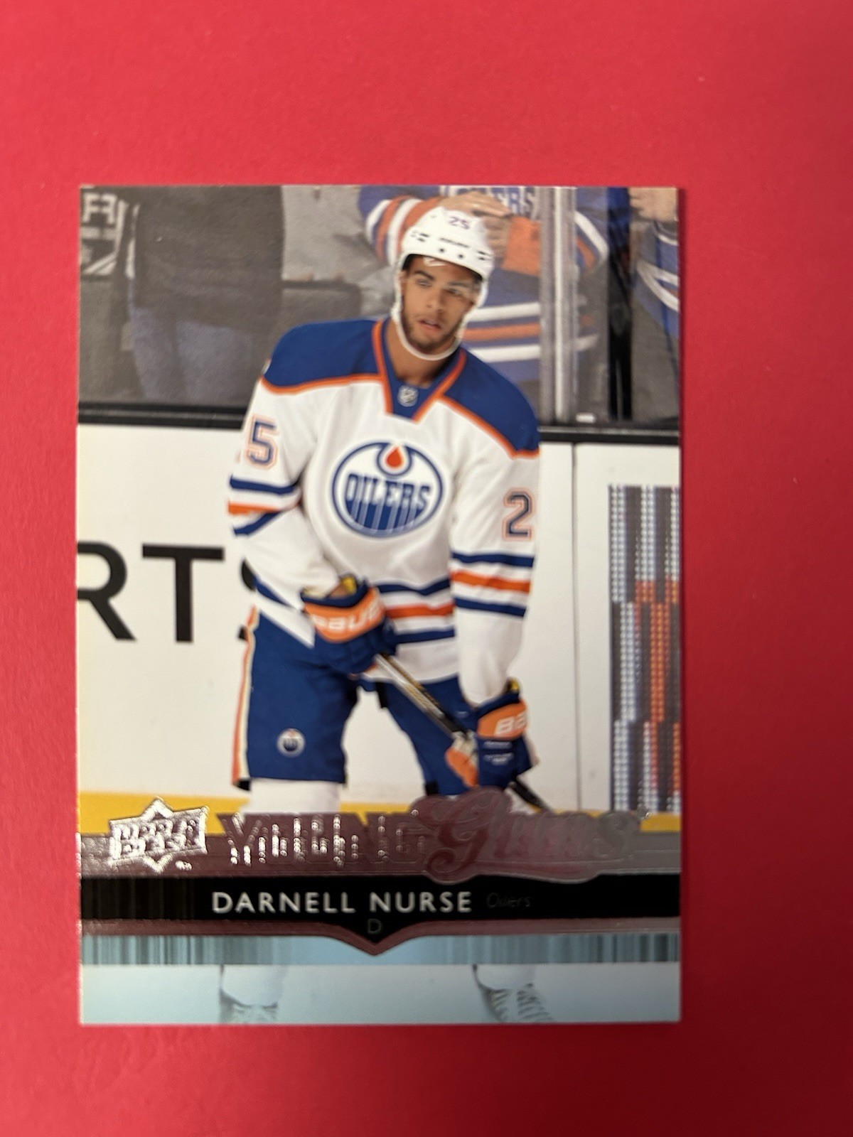 2014-15 UPPER DECK SERIES TWO DARNELL NURSE #457 YOUNG GUNS OILERS ROOKIE NM-MT