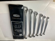 6 Pc. Vintage Craftsman Double Box End Wrench Set 9 4461 U.s.a 6 Pc. Vintage Craftsman Double Box End Wrench Set 9 4461 U.s.a