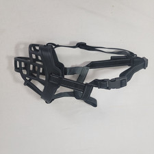 Barkless Dog Black Basket Muzzle Size 4 NWOT Soft Silicone Helps Prevent Biting