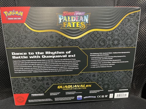 pokemon paldean fates premium collection box- Quaquaval Ex. - Picture 3 of 5