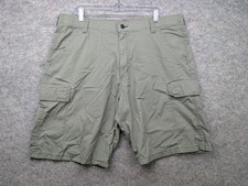 Wrangler ATG All Terrain Gear Shorts Men's 38 Green Cargo Utility Outdoor Hiking