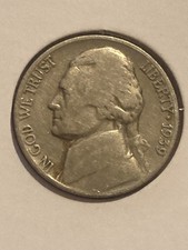 1939 D Jefferson Nickel Semi Key Date D