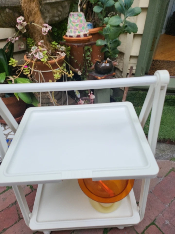 CARRITO BAR RETRO VINTAGE SIMO ITALIA AÑOS 60 ATOMIC POP SPACE JET AGE MODERNISTA MCM Foto 3 de 4