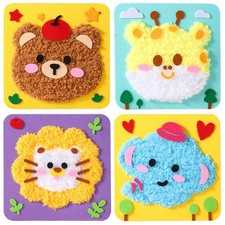 Animal Sewing Kit for Kids Arts and Crafts DIY Doll Embroidery Fine Motor Skills
