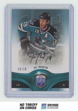 2009-10 Upper Deck Be A Player Auto Joe Thornton 10/10 #2 San Jose Sharks