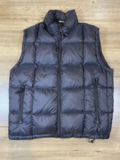 Vintage 00s Gap Black 100 Nylon Down Interior Puffer Vest