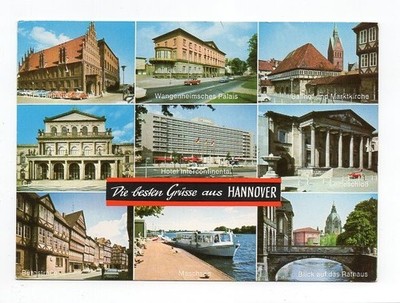 AK Hannover Wangenheimsches Palais Hotel Intercontinental Oper Rathaus