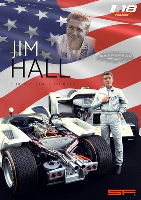 1/18 JIM HALL von SF Scale Figures für CMC Autoart Exoto
