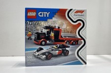 Lego 60493 Building Toy Set Black Red Gray City F1 Display Truck Audi F1