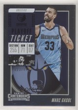 2018-19 Panini Contenders Playoff Ticket 123/199 Marc Gasol #80 1le