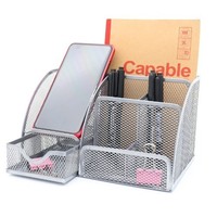 Schreibtisch-Organizer Stifthalter Metall BüRobedarf Schreibtisch Organizer...