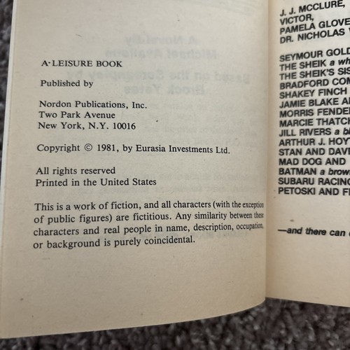The Cannonball Run Novelization By Michael Avallone 1981 Film Leisure Books PB - Picture 7 of 7