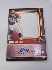 Brian Mitchell 2025 Panini Silhouette Patch Auto /99 #SA-BML Redskins NFL