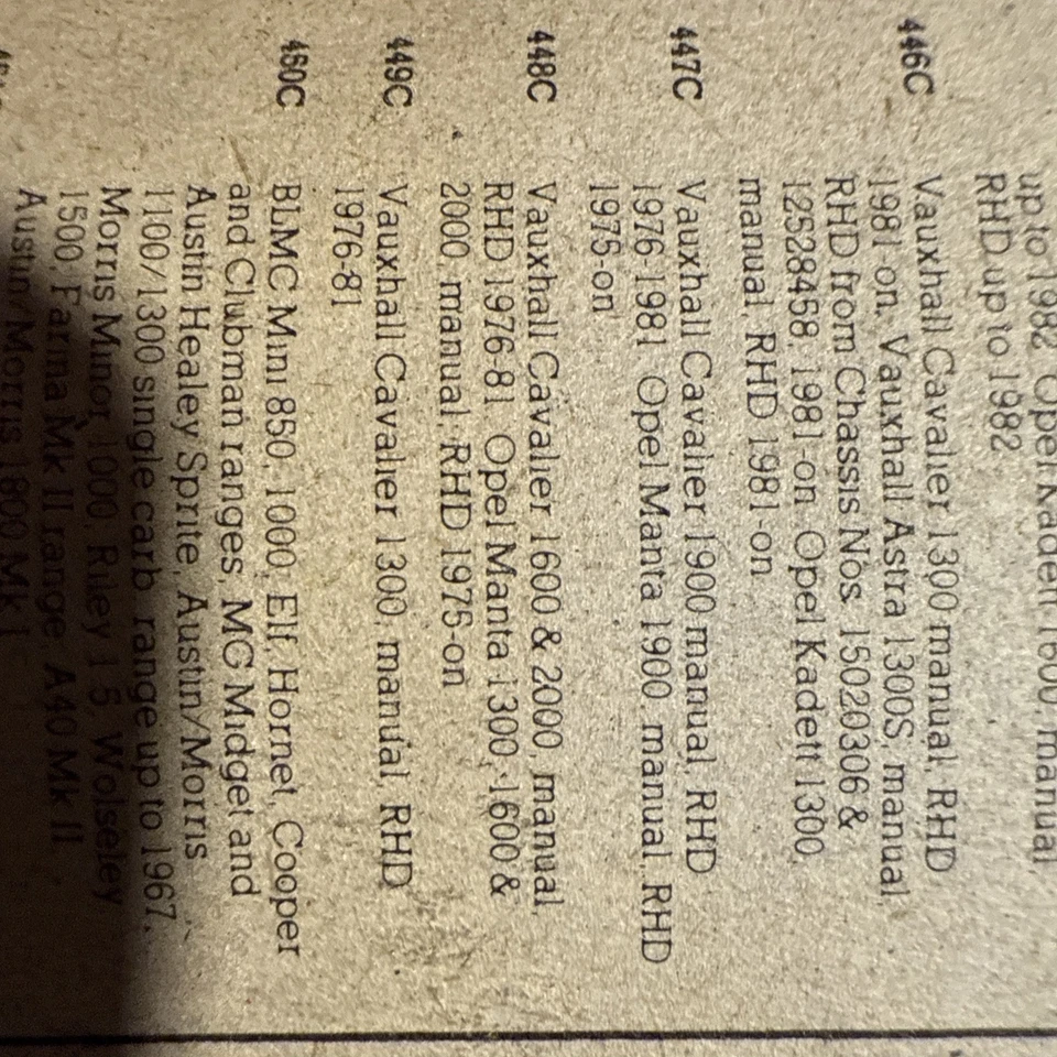 Cable acelerador OPEL MANTA 1300,1600,2000(75-),CAVALIER 1600,2000(76-81) - CT448 Foto 3 de 3