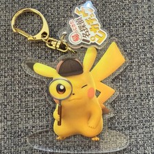 Detective Pikachu Returns Acrylic Keychain Pokémon Center 2023