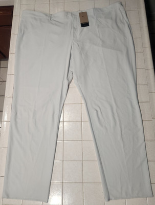 Nike Dri-Fit Vapor Performance Flex Slim Fit Repel Golf Pants White Men's 56x36