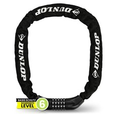 Fahrradschloss Zahlenschloss Fahrrad Schloss E-Bike Kettenschloss sicher DUNLOP