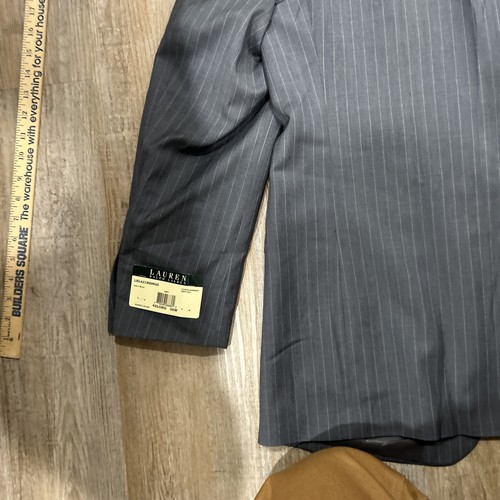 Lauren Ralph Lauren Mens UltraFlex Lattimore Classic Fit Suit Jacket Gray 42L - Picture 14 of 21