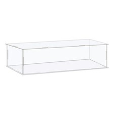 Display Case Box Acrylic Box Transparent Showcase 31x11x11cm for Collectibles