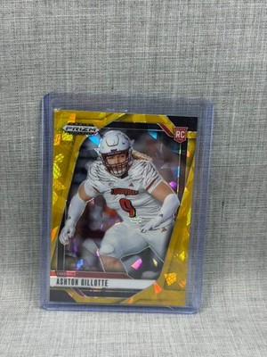 2025 Panini Prizm Draft Picks Ashton Gillotte #48 Silver Prizm - FREE SHIPPING