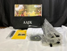 AAJK 100 Inch Portable Outdoor Projector Screen With Stand For Movie Nights