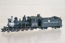 KEY IMPORTS KIT BUILT HOm HOn3 GAUGE D&RGW 2-8-0 CONSOLIDATION LOCOMOTIVE 271 on