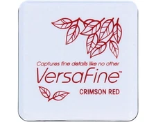 Tsukineko VersaFine Crimson Red Liquid Ink Small 1 oz Pigment Ink Pad