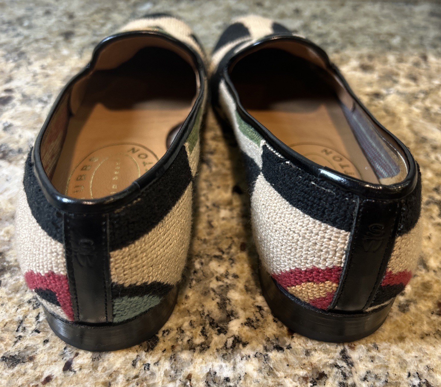 Women's $575 Stubbs & Wootton "CREST" Slippers Loafers Shoes 8