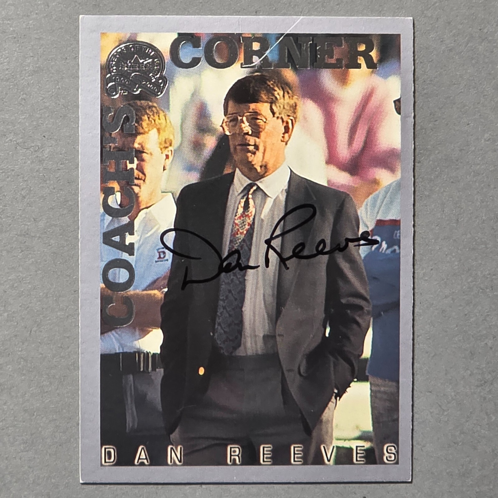 Hand Signed - Dan Reeves 2000 Fleer Coaches Corner Greats of the Game (auto)