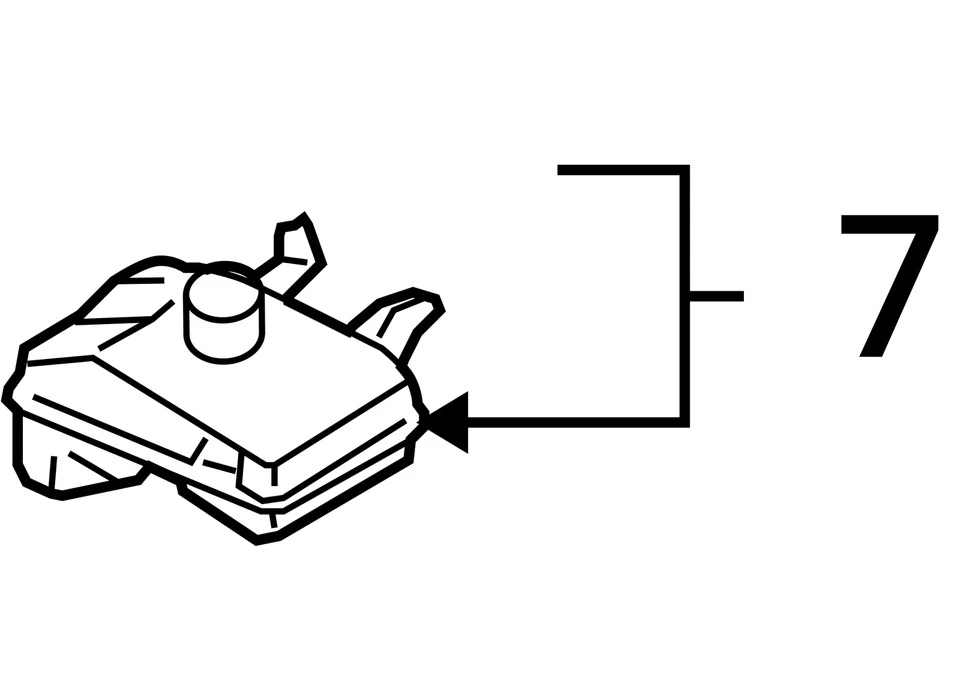 2003-2008 Mazda 6 Radiator Coolant Overflow Expansion Tank Bottle XRO9C - Image 4 of 4