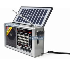 AM/FM Shortwave Solar Radio With Bluetooth Speaker Flashlight MP3 Player