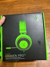 Razer Kraken Pro V2 Over-Ear Wired 3.5mm Headset Boom Mic Volume Green