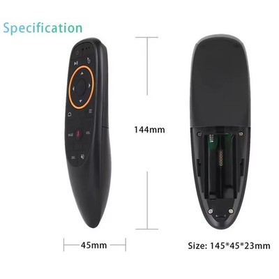 MRSVI G10S Universal Voice Remote Control 2.4G Wireless IR Learning Air Mouse